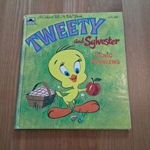 Tweety and Sylvester Picnic Problems by Betty Biesterveld~1970 Vintage Hardcover
